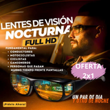 2 Gafas HD Visión Para Manejar de Noche y de Día™