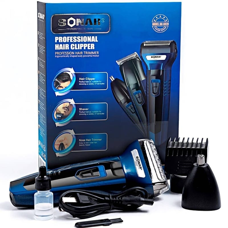 Cut Barber 3x🔥Rasuradora recargable resistente al agua + 3 cabezales intercanbiables GRATIS